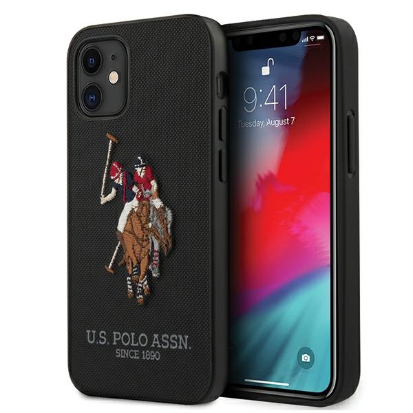 US Polo USHCP12SPUGFLBK Black Polo Embroidery Collection iPhone 12 Mini Tok