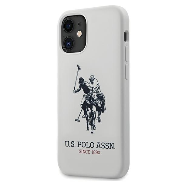 US Polo USHCP12SSLHRWH White Silicone Collection iPhone 12 Mini Tok