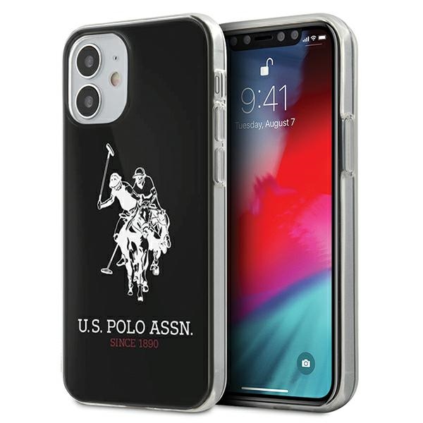US Polo USHCP12STPUHRBK Black Shiny Big Logo iPhone 12 Mini Tok