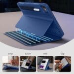 ESR Flip Hybrid iPad Pro 11” 5 / 6 / 2024-2025 Navy Blue