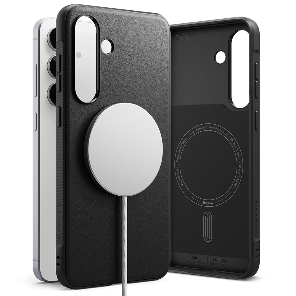 Ringke Onyx Magnetic MagSafe Black Samsung Galaxy S25 Fe Tok