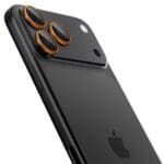 Spigen Optik Pro Glas.Tr ”Ez Fit” Camera Protector 2-Pack Orange iPhone 16 Pro/16 Pro Max/17 Pro/17 Pro Max