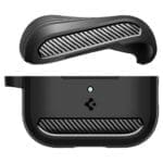 Spigen Rugged Armor Apple Matte Black AirPods Pro 3 Tok