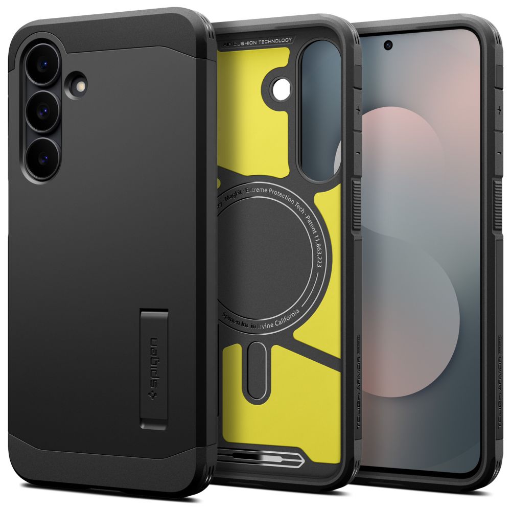 Spigen Tough Armor Mag MagSafe Black Samsung Galaxy S25 Fe Tok