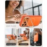Supcase Iblsn Ares Flip Mag MagSafe Coral iPhone 17 Pro Max Tok