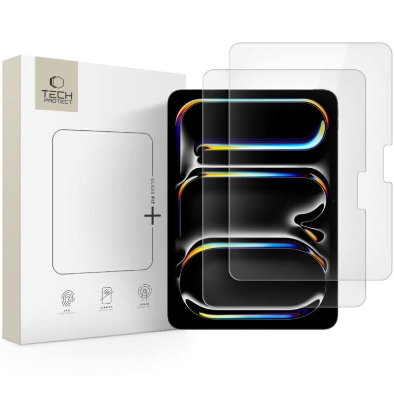 Tech-Protect Glass Fit+ 2-Pack iPad Air 13” 1 / 2 / 2024-2025 / Pro 13 7 / 8 / 2024-2025 Clear