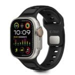 Tech-Protect Iconband Line Apple Watch SE/11/10/9/8/7/6/5/4/3/Ultra 1/2/3 (44/45/46/49mm) Black/Black