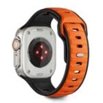 Tech-Protect Iconband Line Apple Watch SE/11/10/9/8/7/6/5/4/3/Ultra 1/2/3 (44/45/46/49mm) Black/Orange
