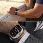 Tech-Protect Iconband Line Apple Watch SE/11/10/9/8/7/6/5/4/3/Ultra 1/2/3 (44/45/46/49mm) Black/Orange