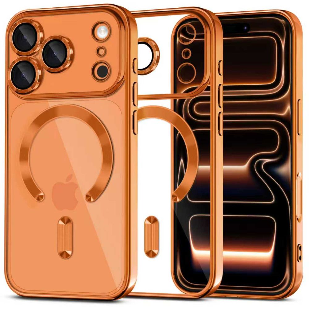 Tech-Protect Magflex MagSafe Shiny Cosmic Orange iPhone 17 Pro Tok