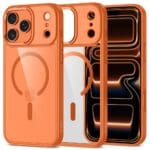 Tech-Protect Magmat MagSafe Cosmic Orange/Clear iPhone 17 Pro Max Tok