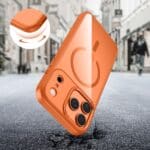 Tech-Protect Magmat MagSafe Cosmic Orange/Clear iPhone 17 Pro Tok