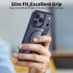 Tech-Protect Magmat MagSafe Deep Blue/Clear iPhone 17 Pro Max Tok