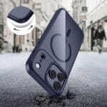 Tech-Protect Magmat MagSafe Deep Blue/Clear iPhone 17 Pro Max Tok