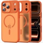 Tech-Protect Magmat MagSafe Matte Cosmic Orange iPhone 17 Pro Tok
