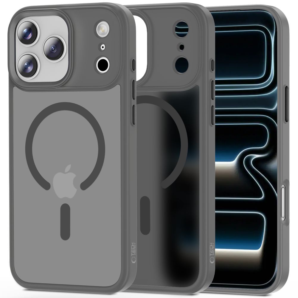 Tech-Protect Magmat MagSafe Matte Crayon Grey iPhone 17 Pro Tok