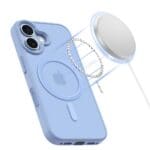 Tech-Protect Magmat MagSafe Matte Mist Blue iPhone 17 Tok