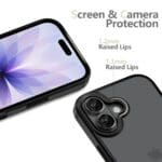 Tech-Protect Magmat Matte Black iPhone 17 Tok