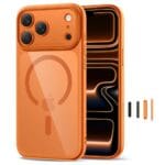 Tech-Protect Magpeak MagSafe Cc Cosmic Orange/Clear iPhone 17 Pro Tok