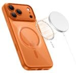 Tech-Protect Magpeak MagSafe Cc Cosmic Orange/Clear iPhone 17 Pro Tok