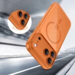 Tech-Protect Magpeak MagSafe Cc Cosmic Orange/Clear iPhone 17 Pro Tok