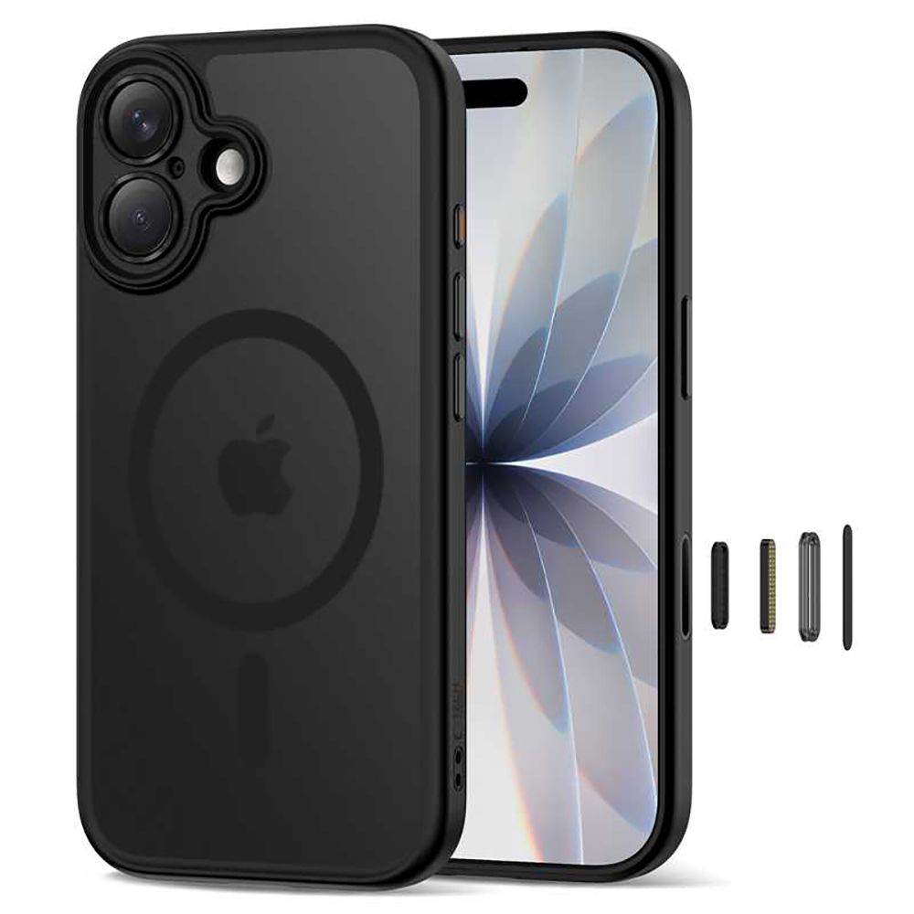 Tech-Protect Magpeak MagSafe Cc Matte Black iPhone 17 Tok