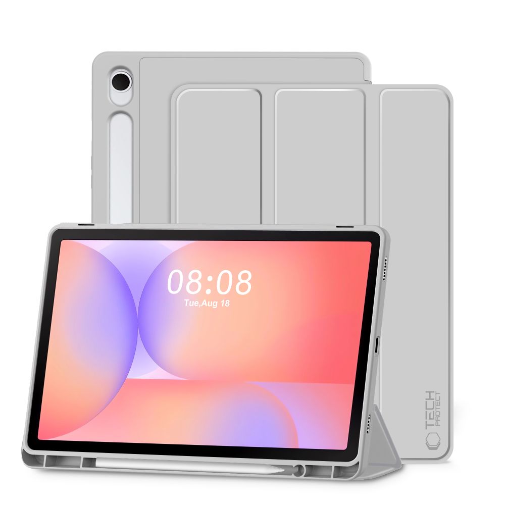 Tech-Protect Sc Pen Grey Samsung Galaxy Tab S10 Fe 10.9 X520/X526/S10 Lite 10.9 X400/X406B/S9 11.0 X710/X716b/S9 Fe 10.9 X510/X516b Tok