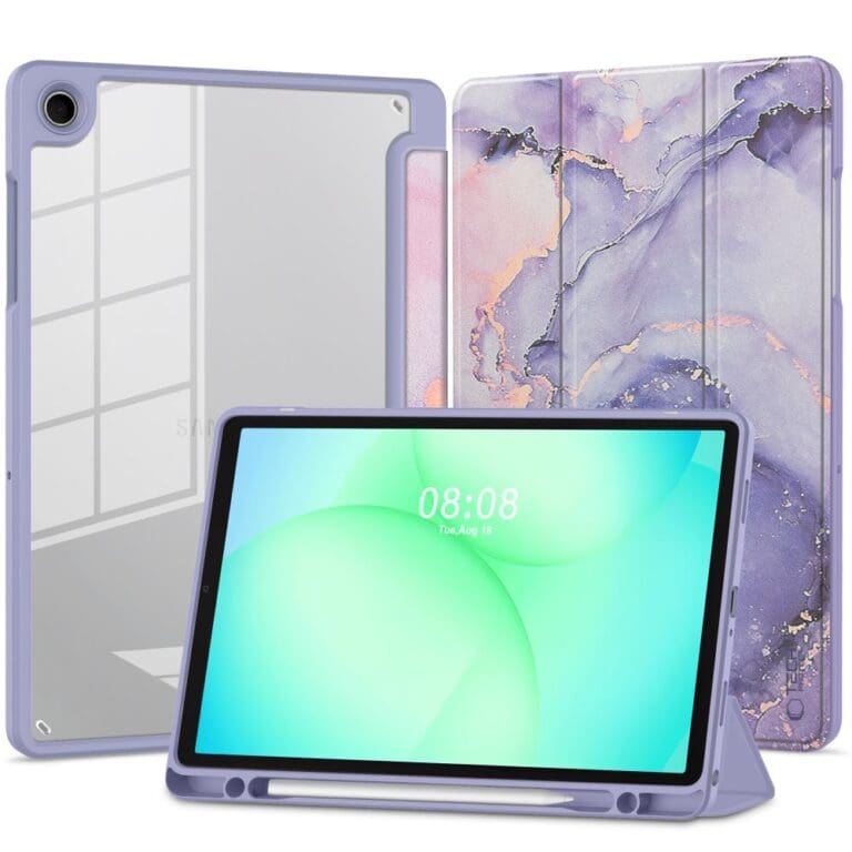 Tech-Protect Sc Pen Hybrid Violet Marble Samsung Galaxy Tab A11 8.7 X133/X135/A9 8.7 X110/X115 Tok