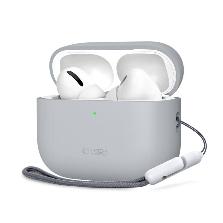 Tech-Protect Silicone Apple Crayon Grey AirPods Pro 3 Tok