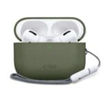 Tech-Protect Silicone Apple Olive Green AirPods Pro 3 Tok