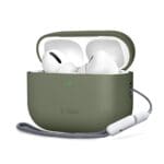 Tech-Protect Silicone Apple Olive Green AirPods Pro 3 Tok