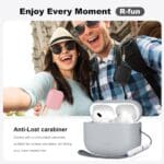 Tech-Protect Silicone Apple Olive Green AirPods Pro 3 Tok