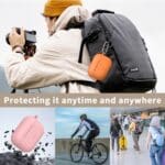 Tech-Protect Silicone Hook Apple Cosmic Orange AirPods Pro 3 Tok