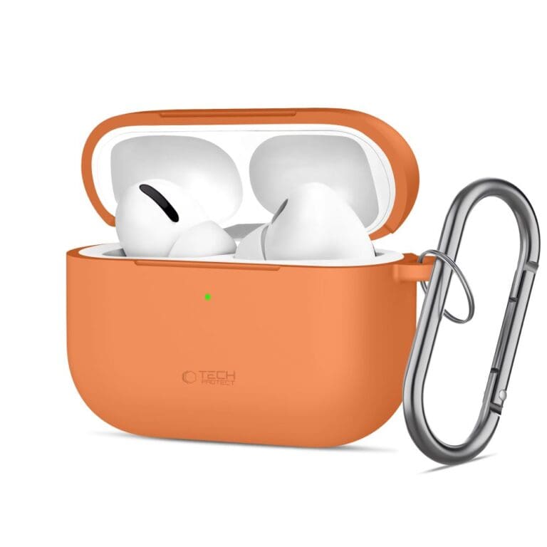 Tech-Protect Silicone Hook Apple Cosmic Orange AirPods Pro 3 Tok