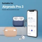 Tech-Protect Silicone Hook Apple Olive Green AirPods Pro 3 Tok