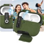 Tech-Protect Slim Hook Apple Olive Green AirPods Pro 3 Tok