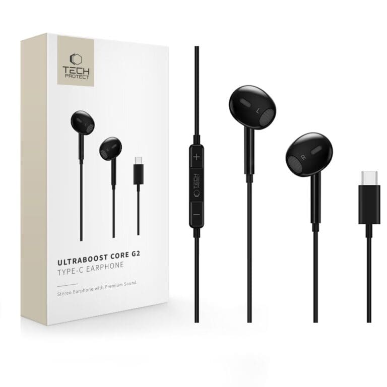 Tech-Protect Ultraboost Type-C Earphone Core G2 Black