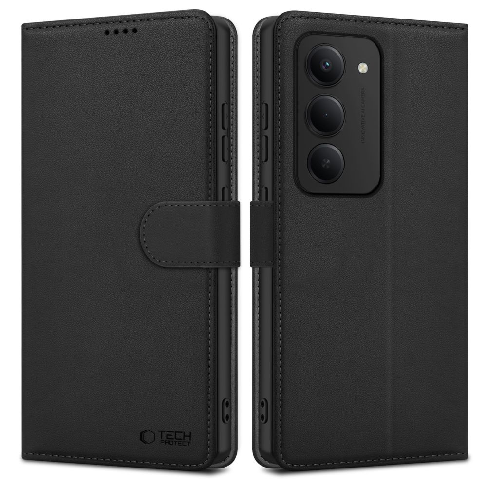 Tech-Protect Wallet Black Xiaomi Redmi 15 Tok