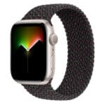 Apple Braided Strap Solo Mmwj3Zm/A SE/11/10/9/8/7/6/5/4/3 (42/41/40/38mm) Size 9 Black Unity Original Seal