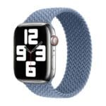 Apple Braided Strap Solo Mpc53Zm/A SE/11/10/9/8/7/6/5/4/3/Ultra 1/2/3 (44/45/46/49mm) Slate Blue Size 9 Original Seal