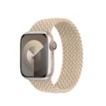 Apple Braided Strap Solo Mpcn3Zm/A SE/11/10/9/8/7/6/5/4/3/Ultra 1/2/3 (44/45/46/49mm) Beige Size 5 Original Seal