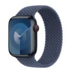 Apple Braided Strap Solo SE/11/10/9/8/7/6/5/4/3 (42/41/40/38mm) Storm Blue Size 4 Original Seal