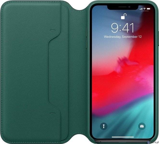 Apple Leather Folio Mrx42Zm/A Forest Green Original Seal iPhone 11/XS Max Tok
