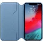 Apple Leather Folio Mrx52Zm/A Cape Cod Blue Original Seal iPhone 11/XS Max Tok
