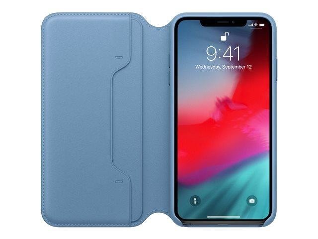 Apple Leather Folio Mrx52Zm/A Cape Cod Blue Original Seal iPhone 11/XS Max Tok