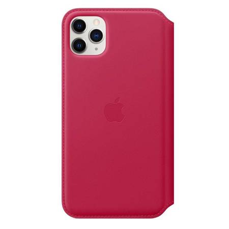 Apple Leather Folio My1N2Zm/A Raspberry Original iPhone 11 Pro Max Tok