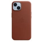 Apple Leather Mpp73Zm/A Umber Original Seal iPhone 14 Tok