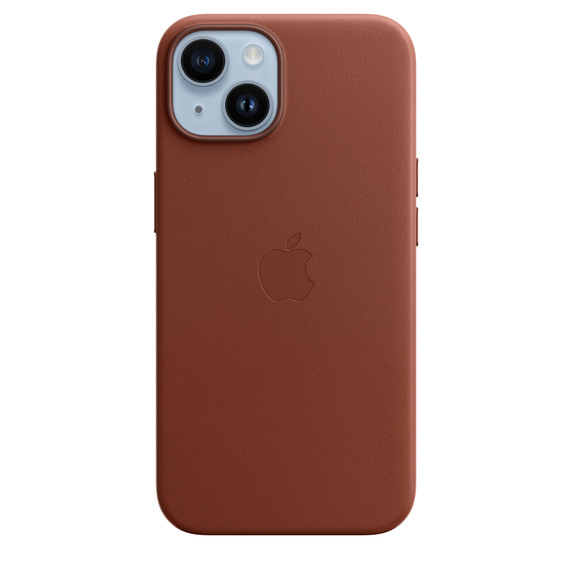 Apple Leather Mpp73Zm/A Umber Original Seal iPhone 14 Tok