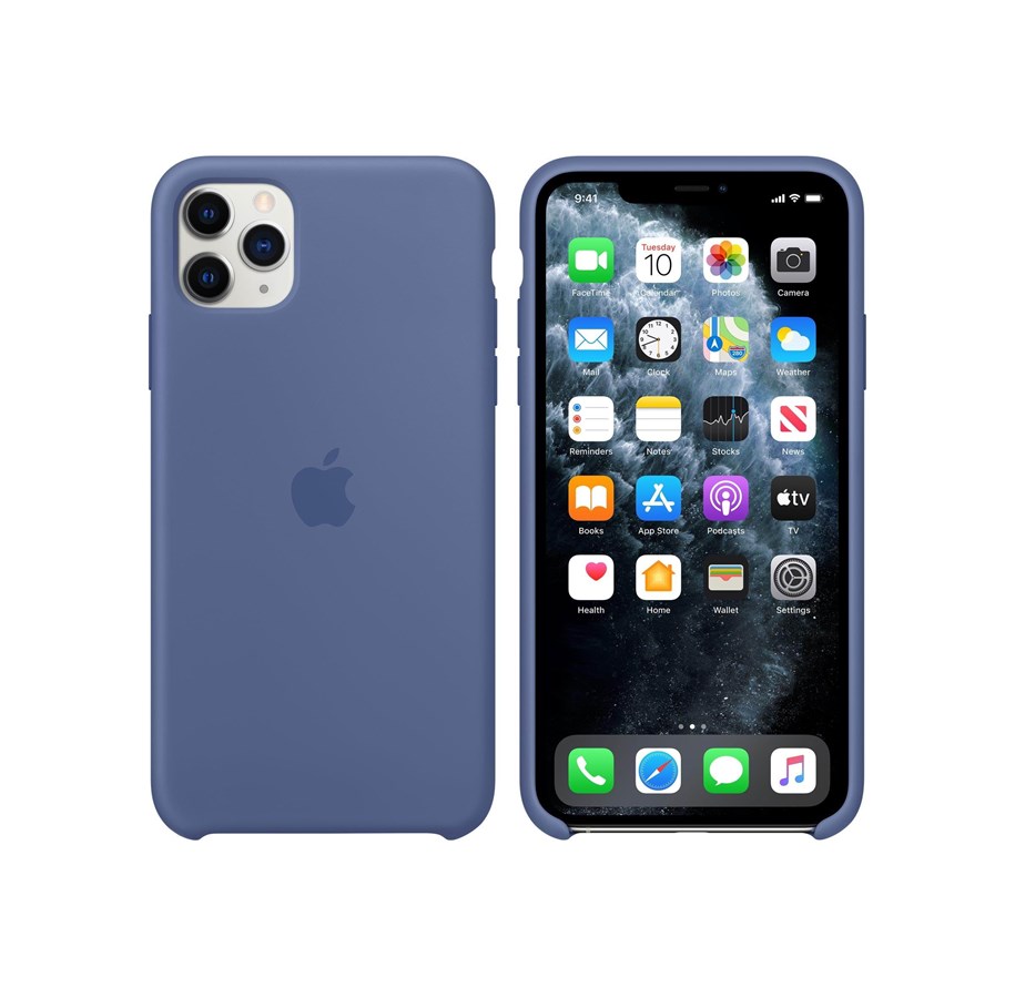 Apple Silicone My122Zm/A Linen Blue Original Seal iPhone 11 Pro Max Tok