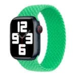 Apple Strap Apple Watch 3K435Zm/A Braided Solo Loop SE/11/10/9/8/7/6/5/4/3 (42/41/40/38mm) Size 7 Bright Green Original Seal